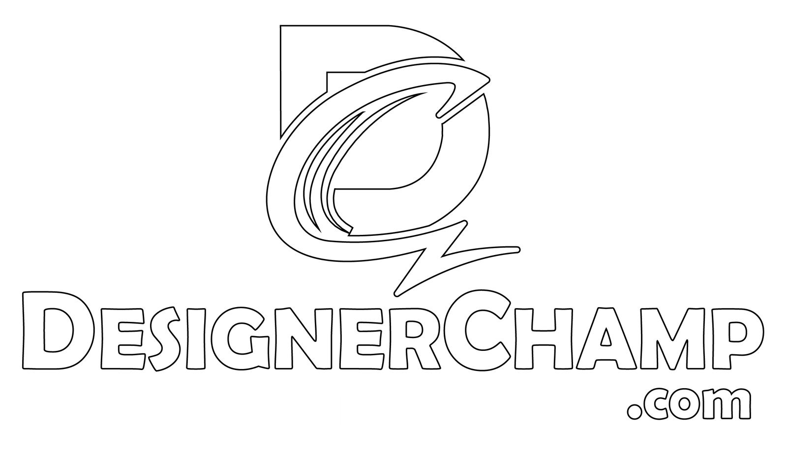 DesignChamp Logo (White Color)-02